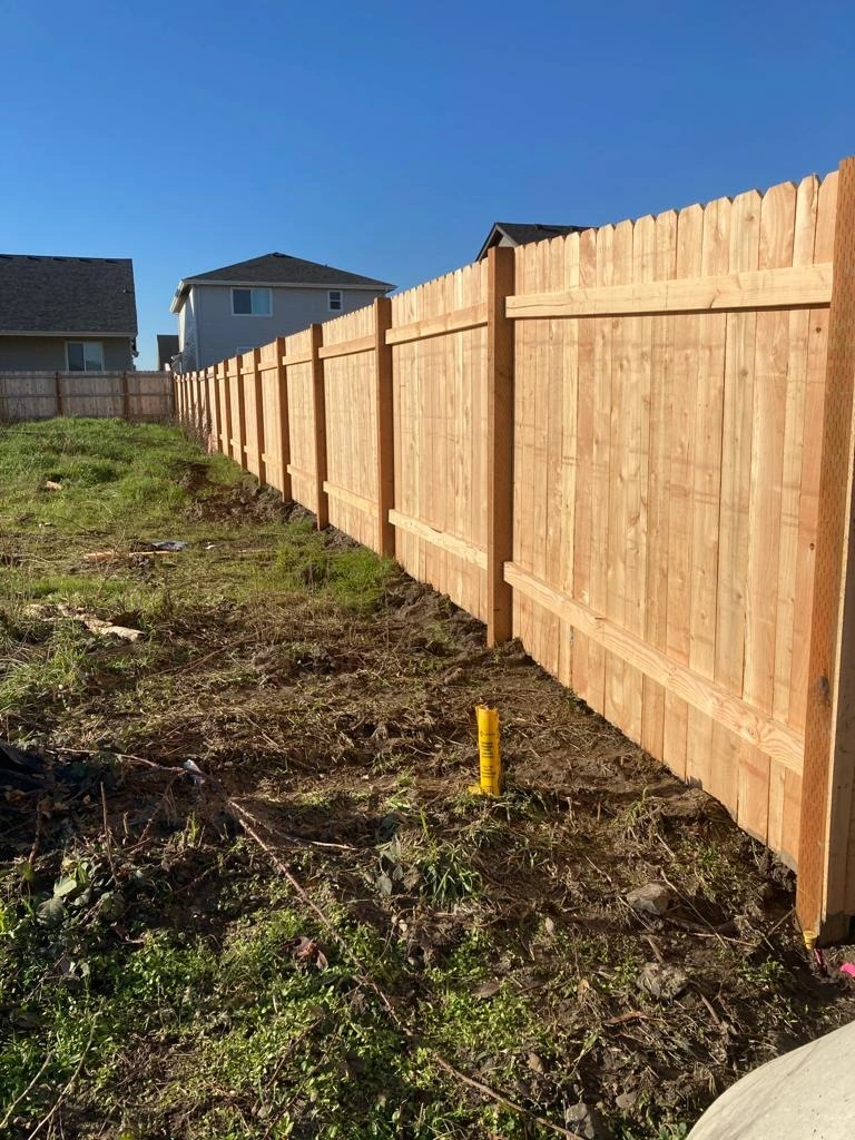 beautiful wood fencing in salem oregon